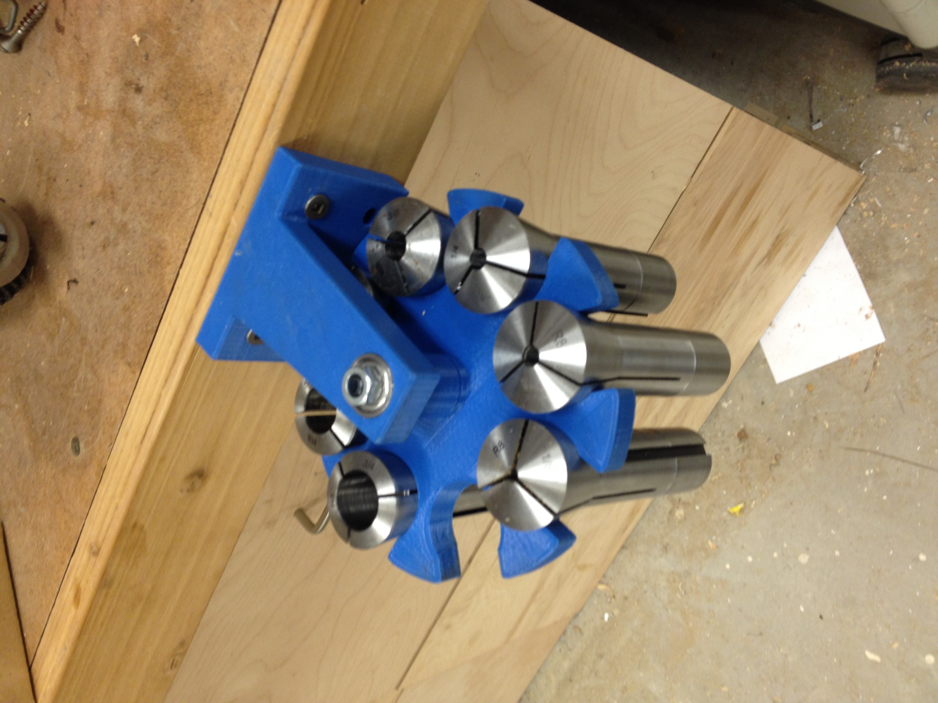 Rotating R8 Collet Rack